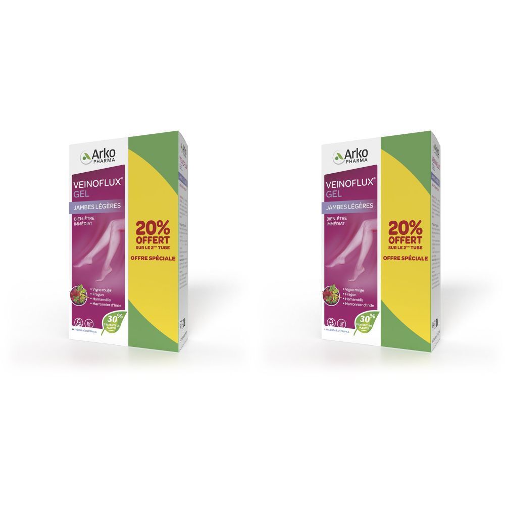Arkopharma Veinoflux® Gel jambes légères Bien-être immédiat