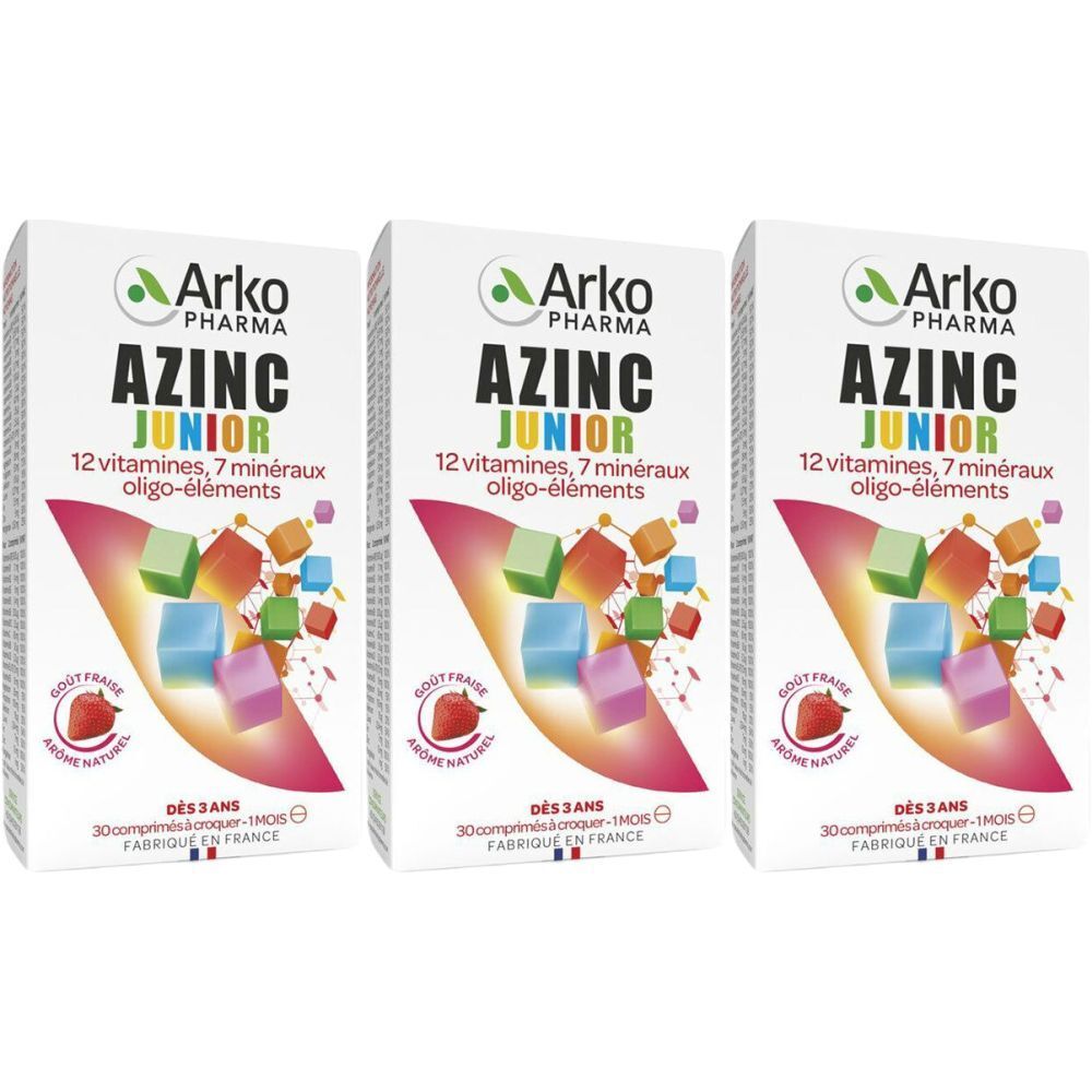 Arkopharma Azinc Junior Forme et Vitalité gout Fraise