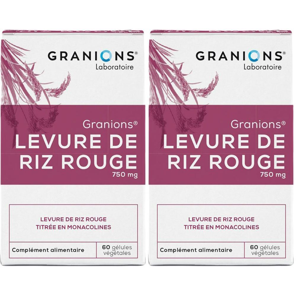 Granions® Levure de Riz Rouge 150 mg