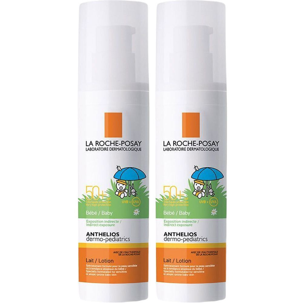 LA Roche Posay Anthelios Crème Solaire en Lait Bébé Dermo-Pediatrics Spf50+ Sans Parfum 50 ml