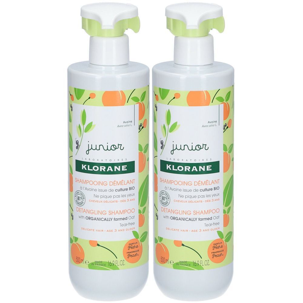 Klorane Shampoing Démêlant - Parfum Pêche