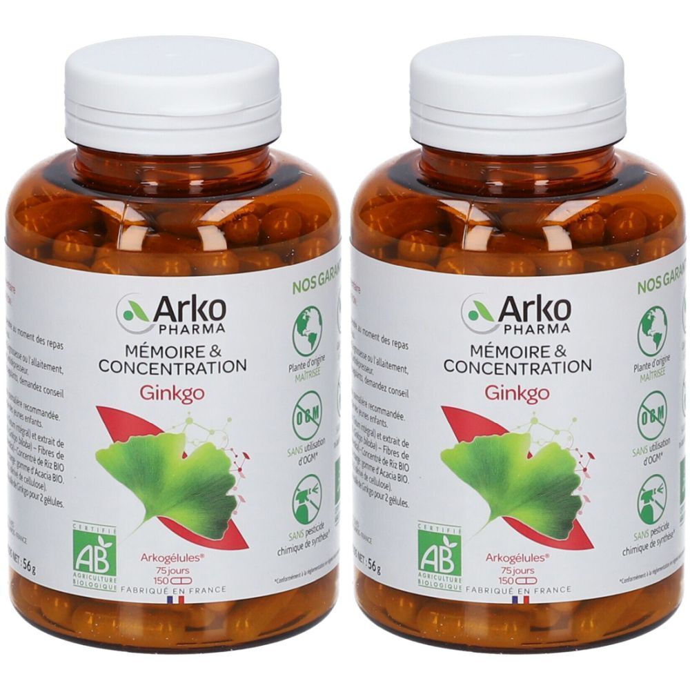Arkopharma Arkogélules Gingko bio