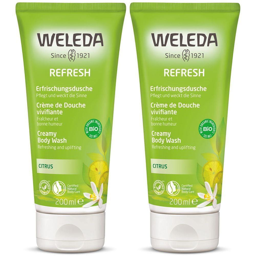 Weleda Refresh Crème de Douche vivifiante au Citrus