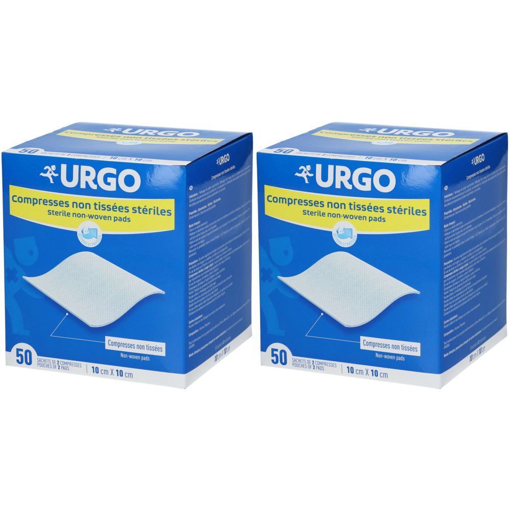 Urgo Compresses stériles Non-tissées 10 cm x 10 cm