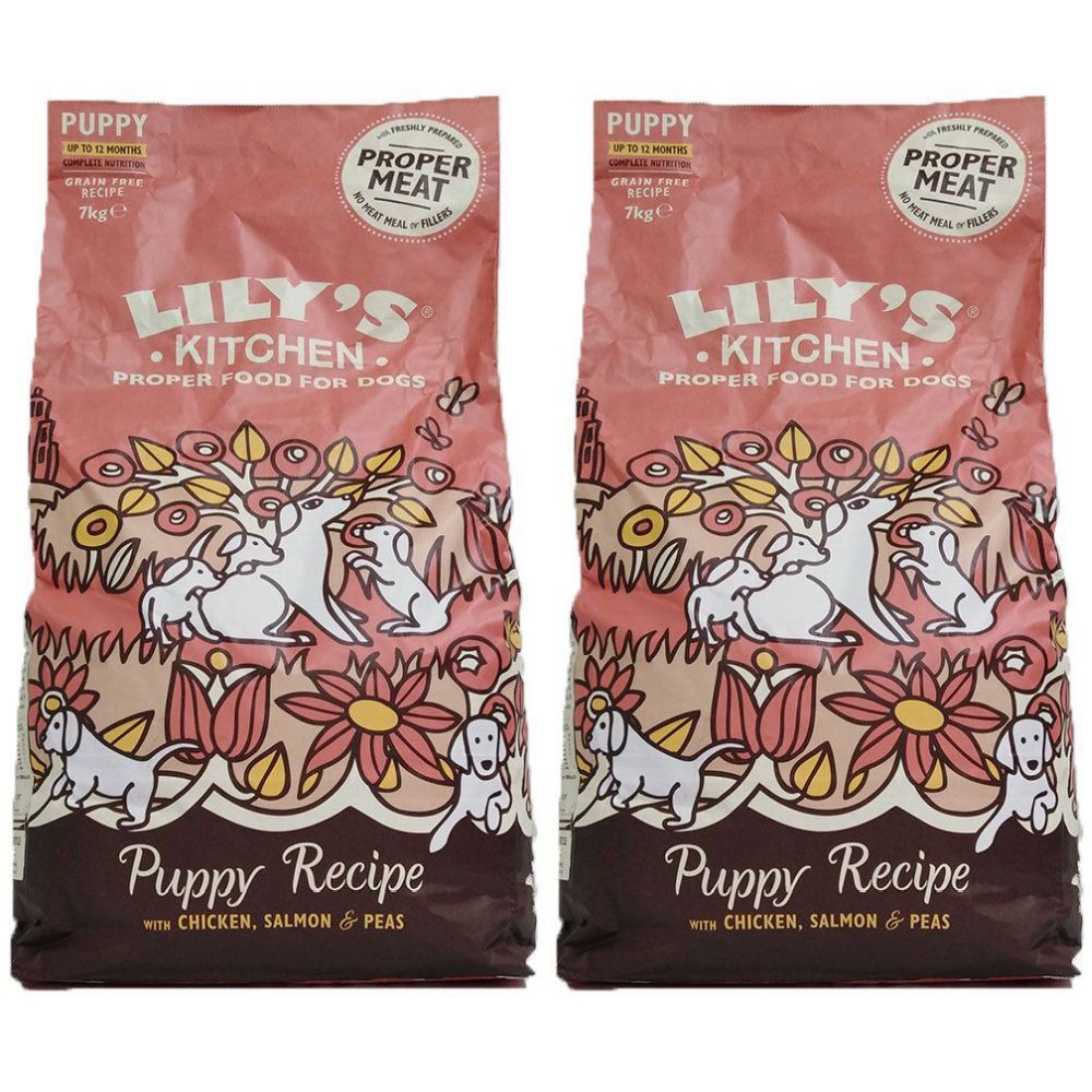 Lily's® Kitchen – Proper Food for Dogs Croquettes Recette pour chiots au poulet et au saumon