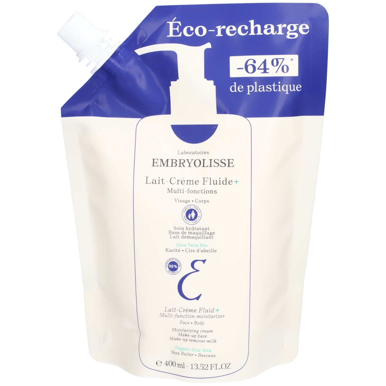 Embryolisse Lait-Crème Fluide+ Éco-Recharge
