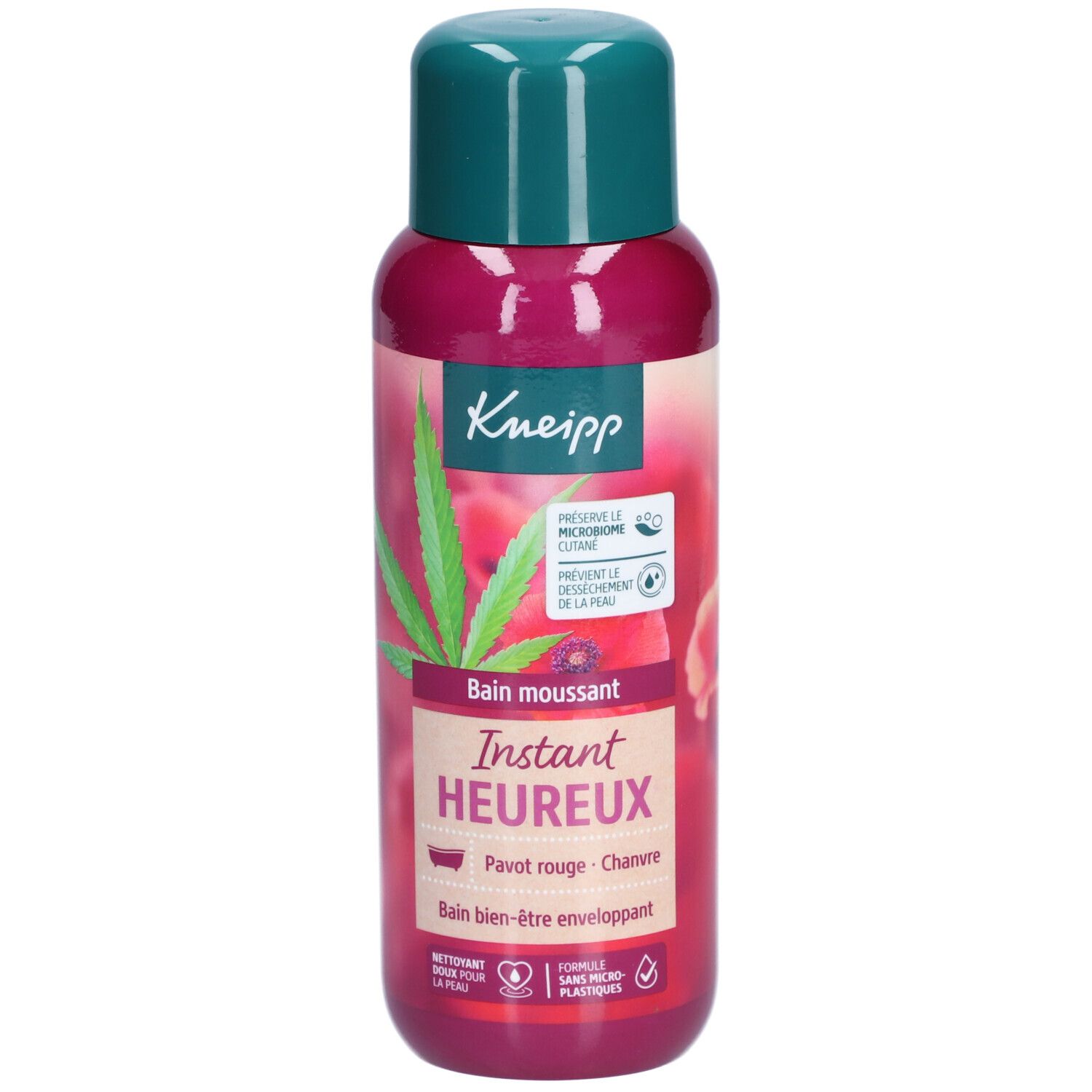 Bain Moussant - Instant Heureux - Pavot Rouge / Chanvre - 400ml