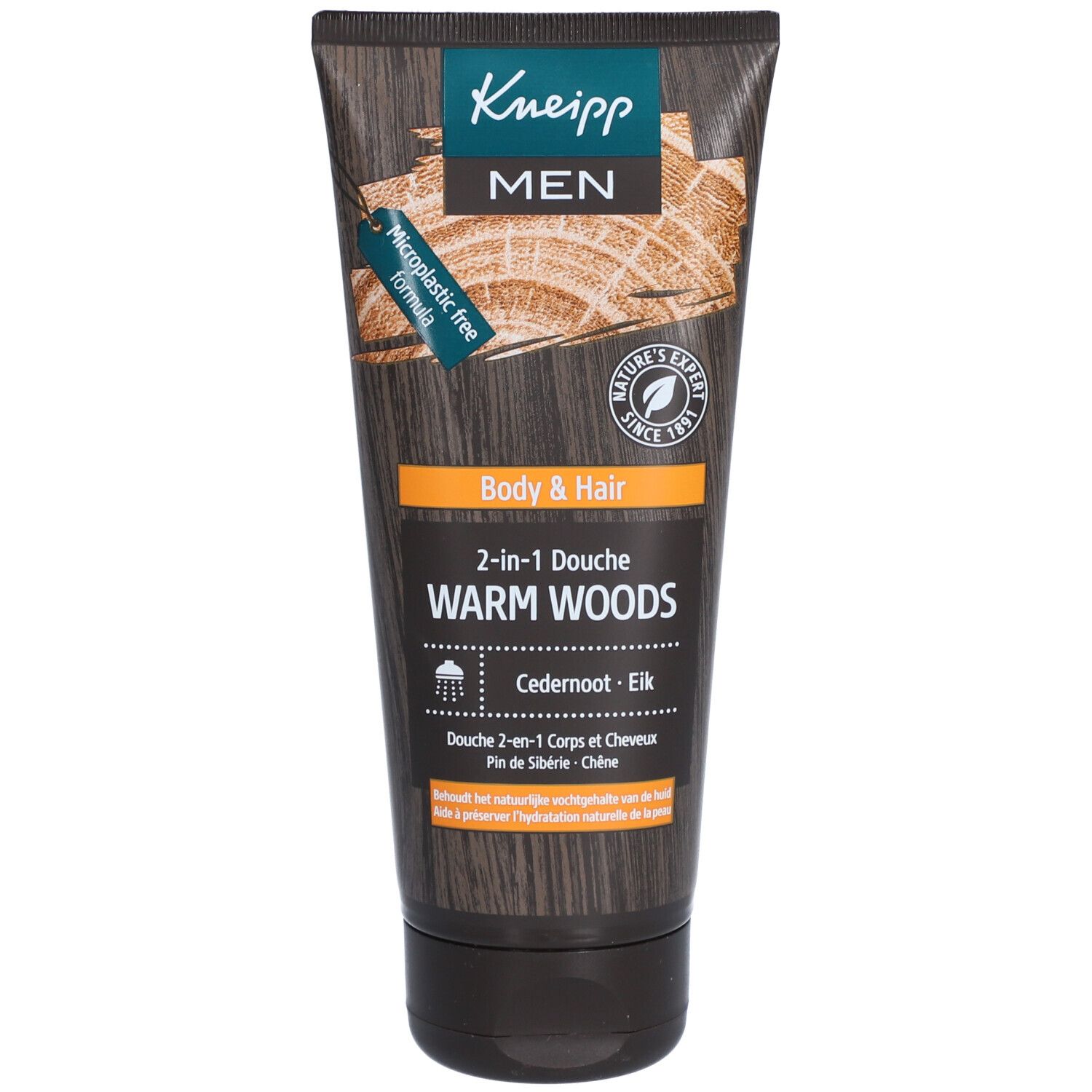 Kneipp Men Body & Hair Gel douche 2 en 1 Pin de sibérie - Chêne