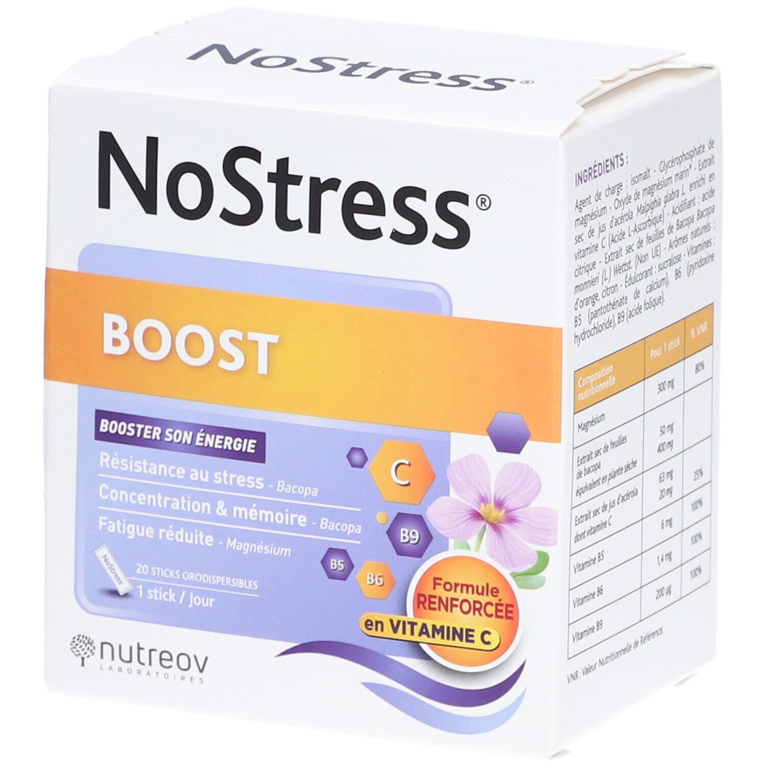NO Stress Boost - 20 sticks orodispersibles