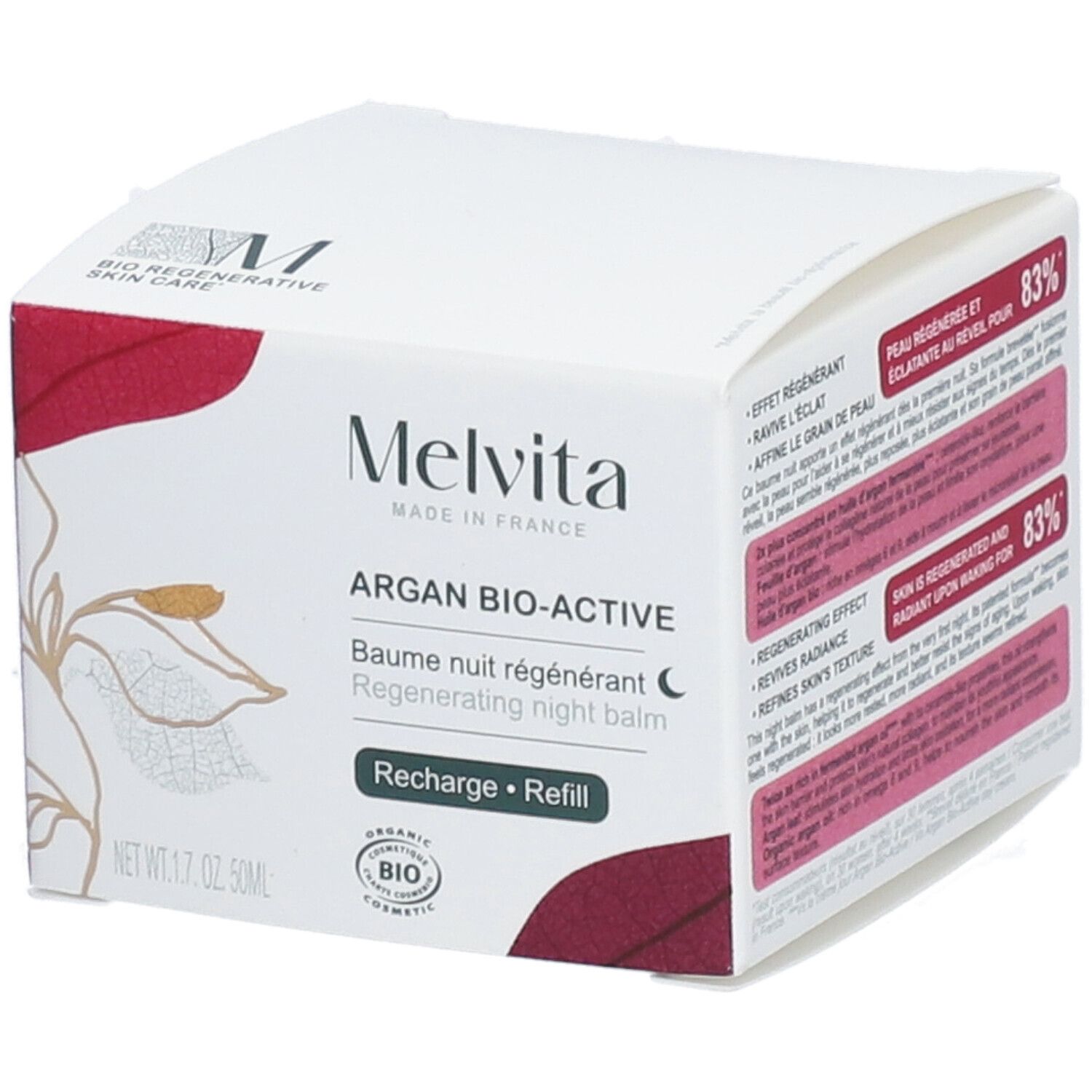 Melvita Argan Bio-Active Regenerierender Nachtbalsam Bio