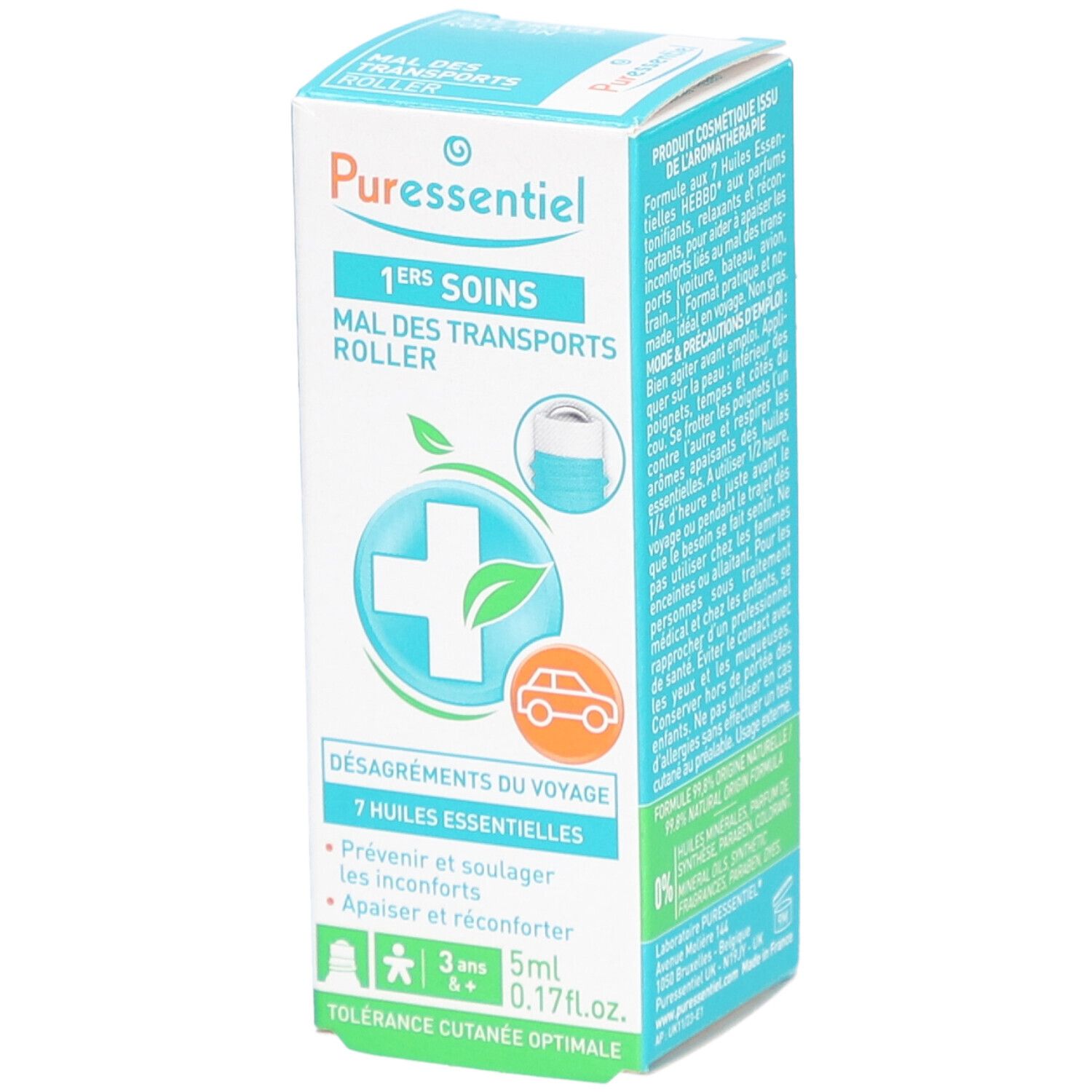 Puressentiel Wohlfühl-Roller Reisekrankheit mit 7 ätherischen Ölen
