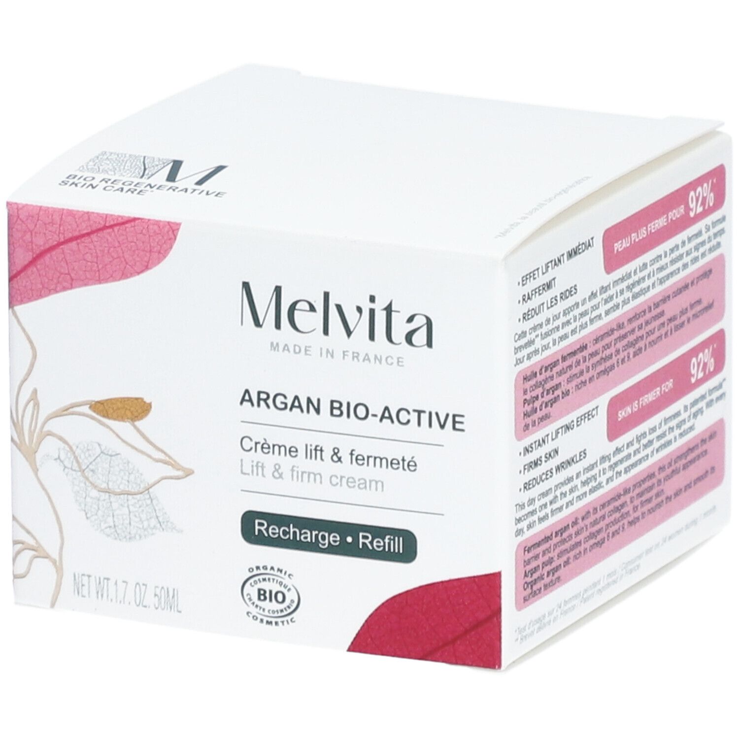 Melvita Recharge Crème Lift & Fermeté Argan Bio Active
