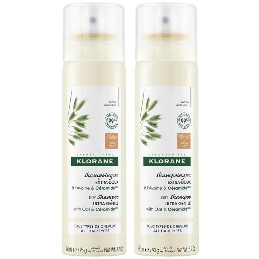 Klorane Shampoing sec teinté Extra-Doux à l'Avoine et Céramideᴸᴵᴷᴱ