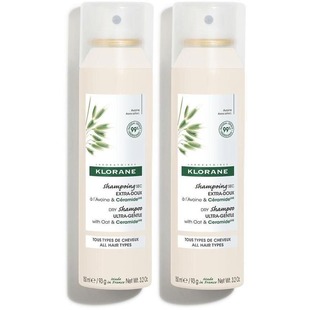 Klorane Shampoing sec Extra-Doux à l'Avoine et Céramideᴸᴵᴷᴱ