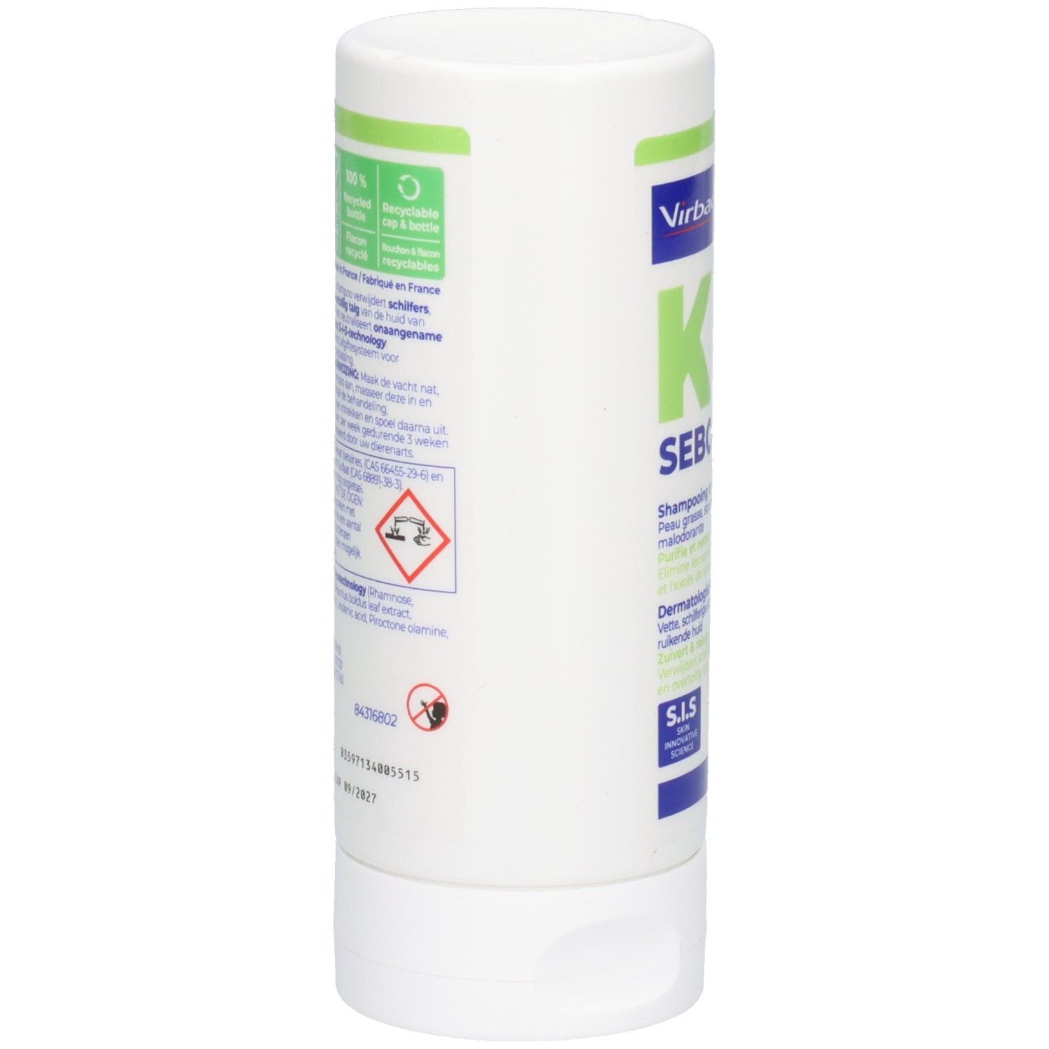 Virbac Sebolytic Shampooing dermatologique 250 ml Shampooing view 2