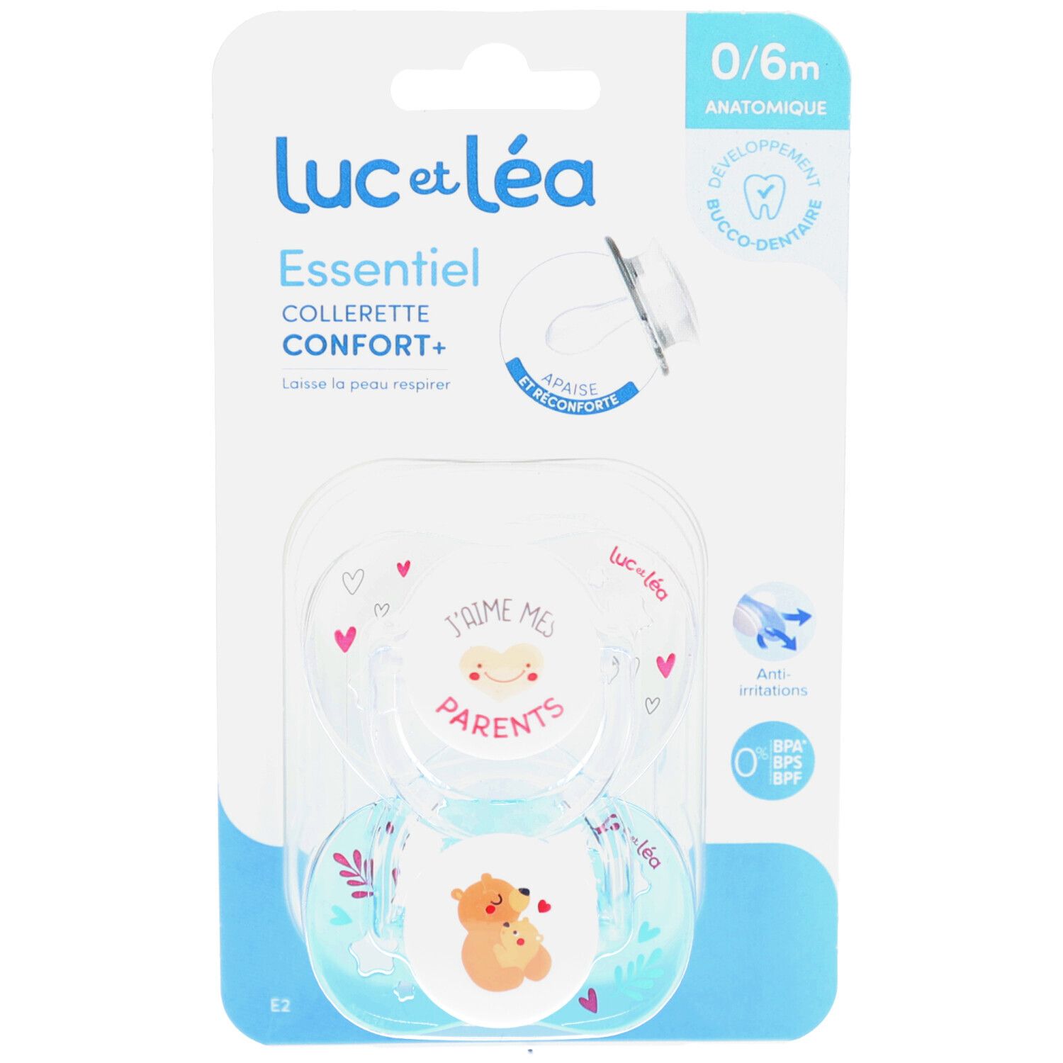 LUC+ET+LEA+Duo+de+sucettes+anatomiques+–+J’aime+mes+parents+et+Petit+ours