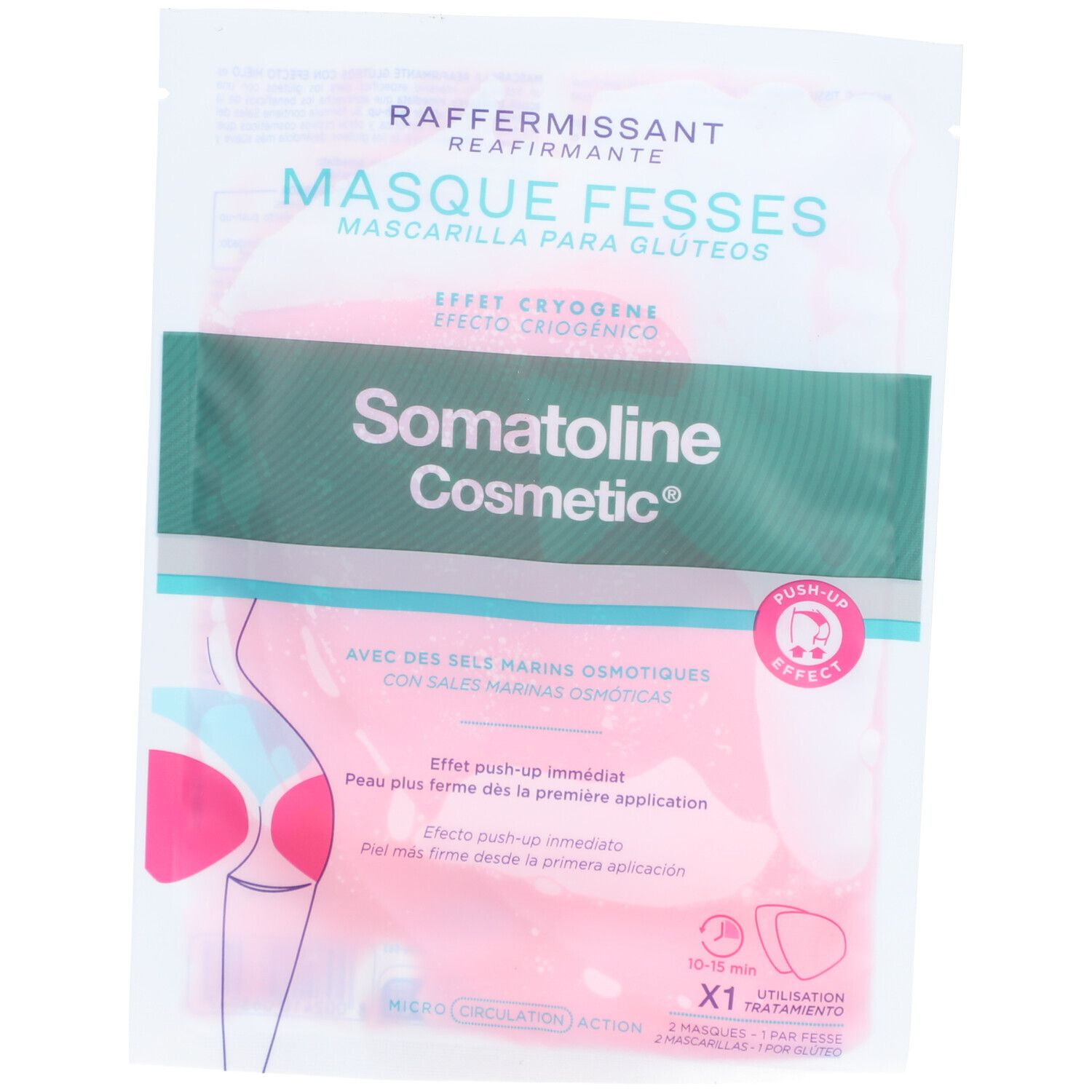 Somatoline Masq Tissu Push UP 1 St Maske