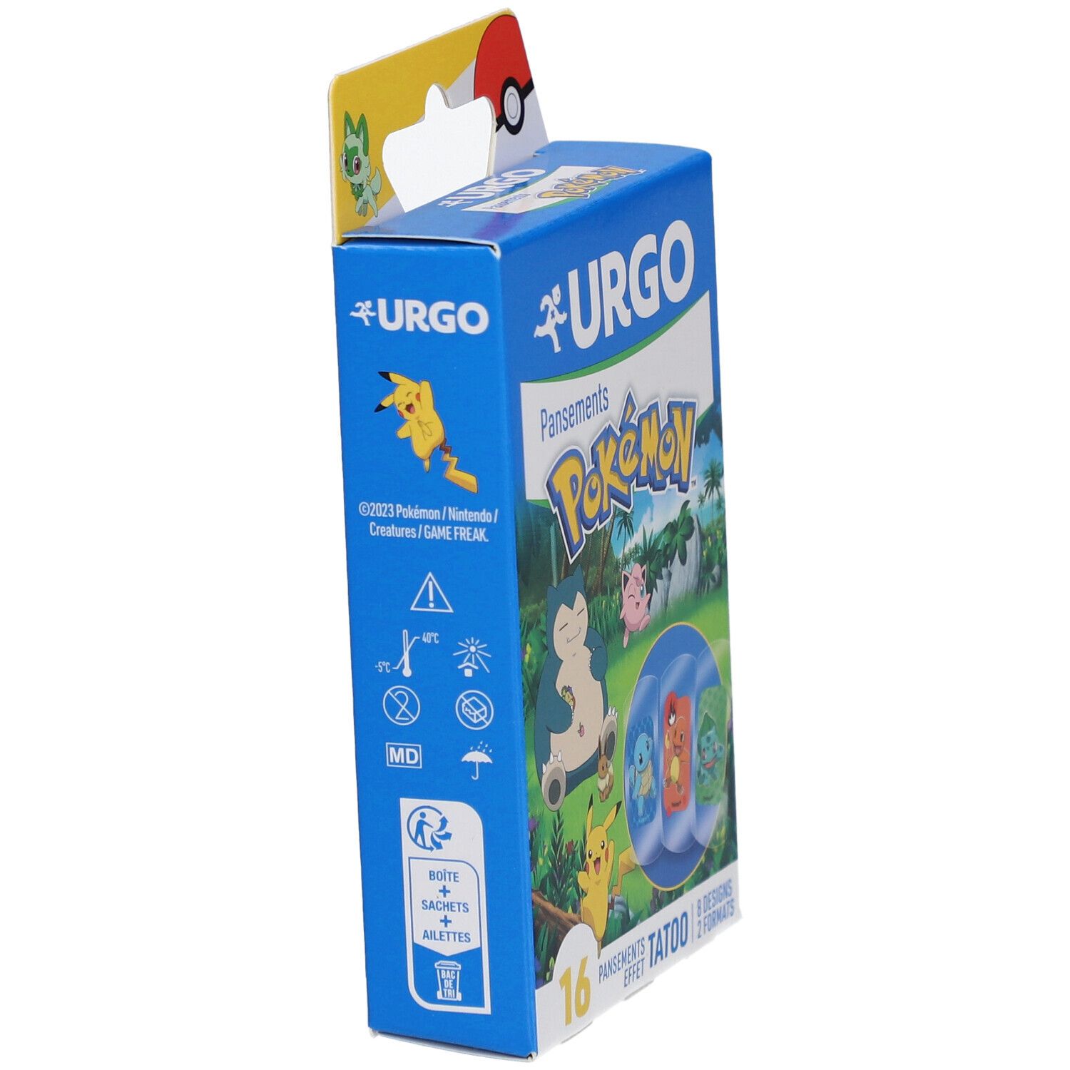 URGO Pansements Pokemon Effet Tatoo 16 pc(s) Pansement(S) view 2