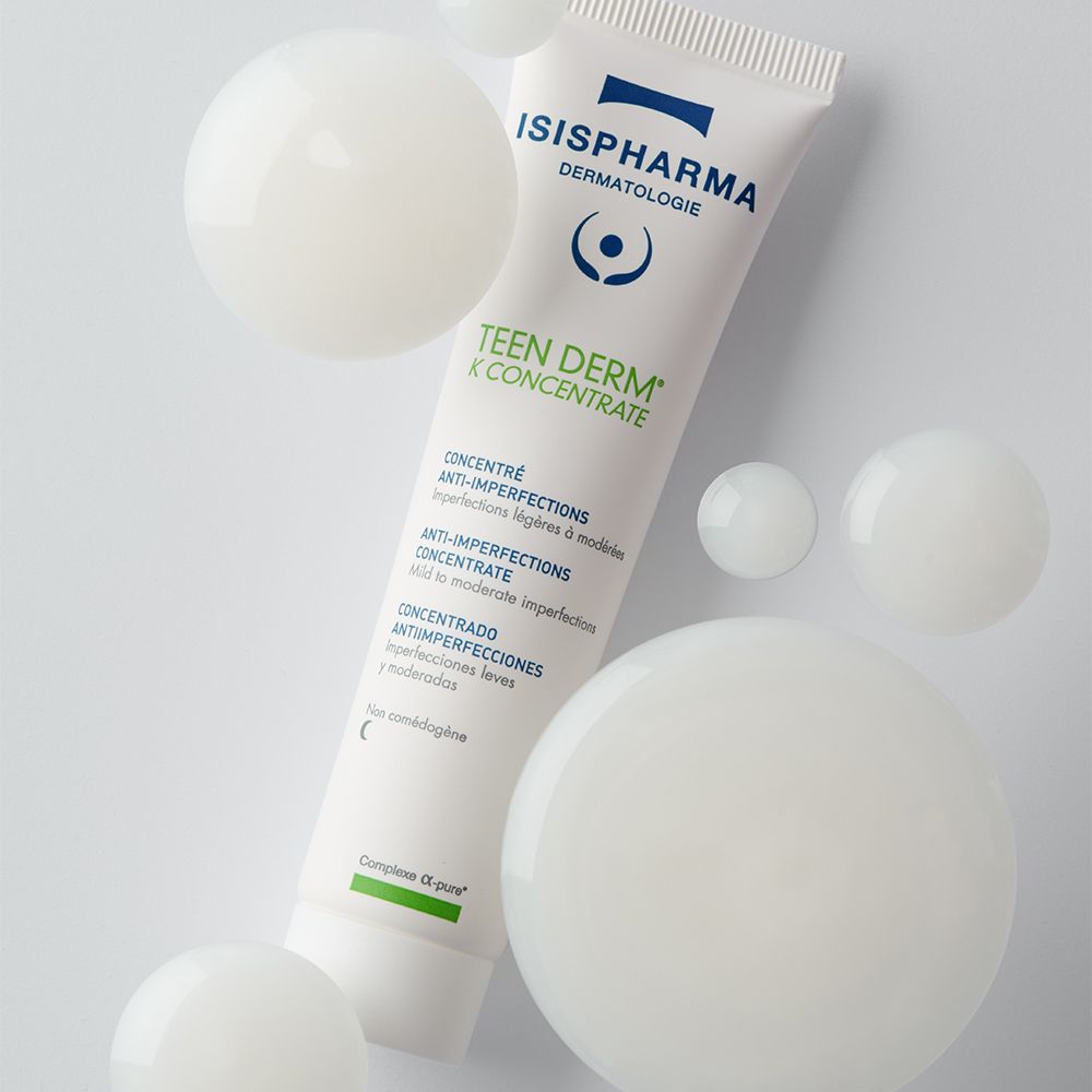 Rückseite der Tube. Text in mehreren Sprachen. ISISPHARMA FRANCE. 30 ml.