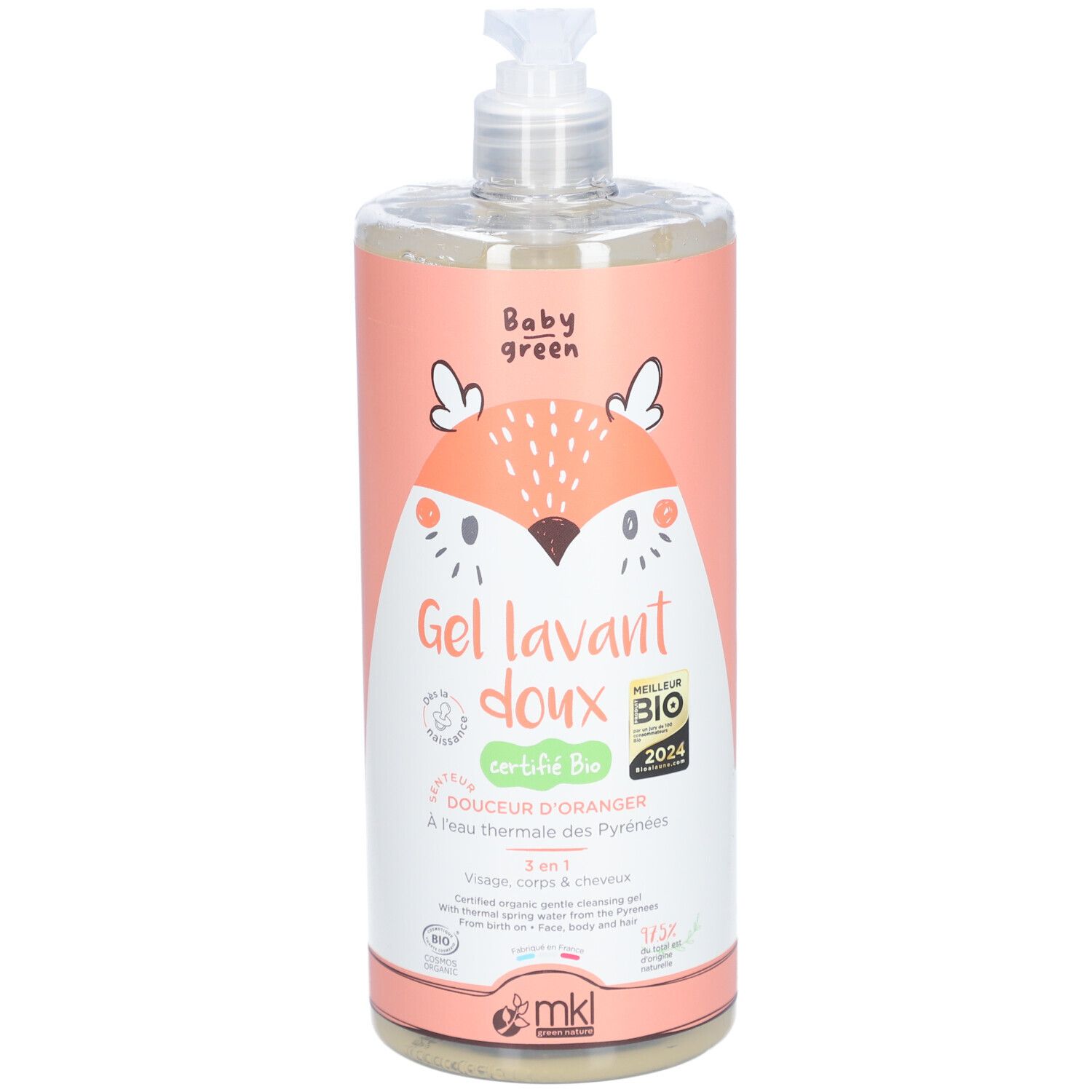 MKL Baby Green Gel Lavant Doux