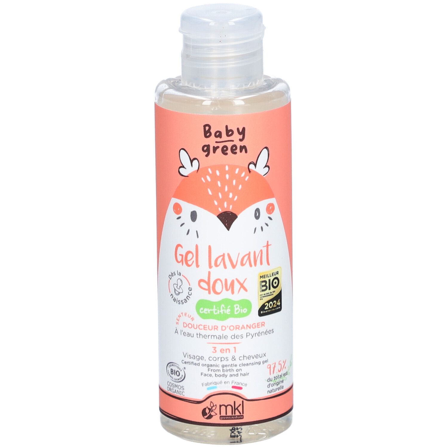 MKL Baby Green Gel Lavant Doux