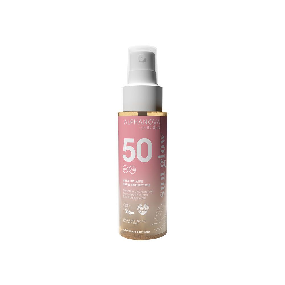 Alphanova Sun Glow Sonnenschutzöl Spf50