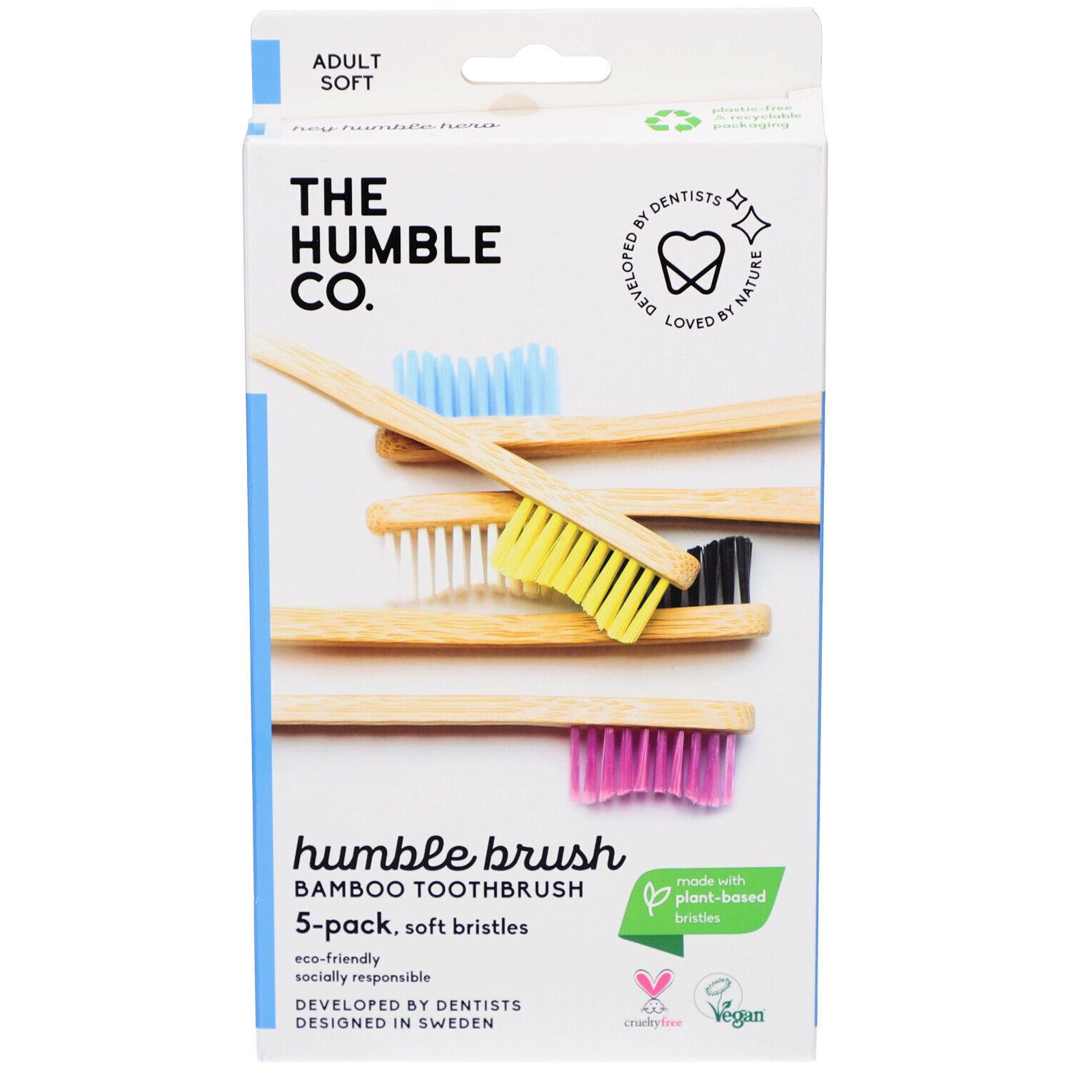 Bden Humble Brush Famille X5 1 St Zahnbürste
