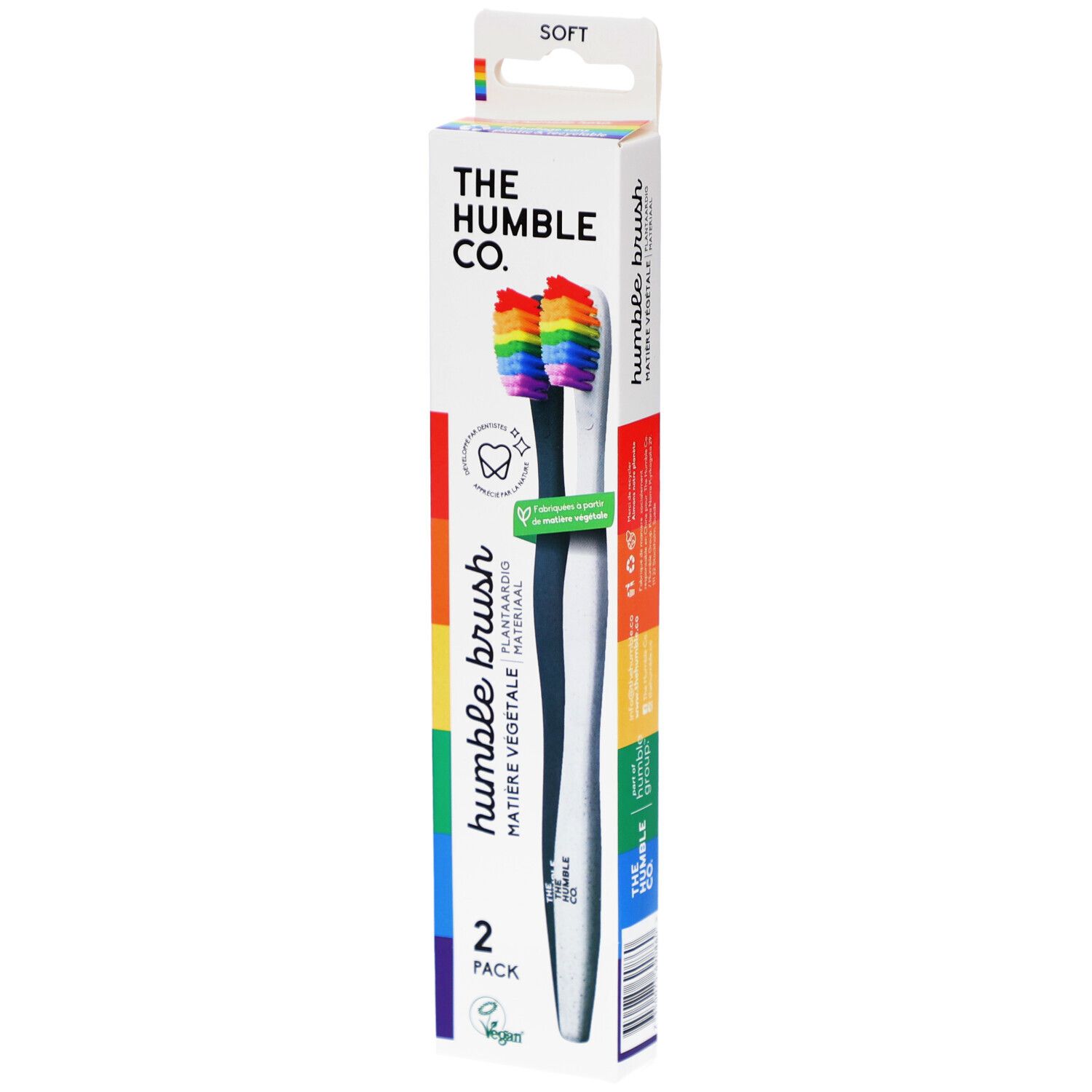 Bden Humble Brush VEG ARC EN Ciel2 1 St Zahnbürste