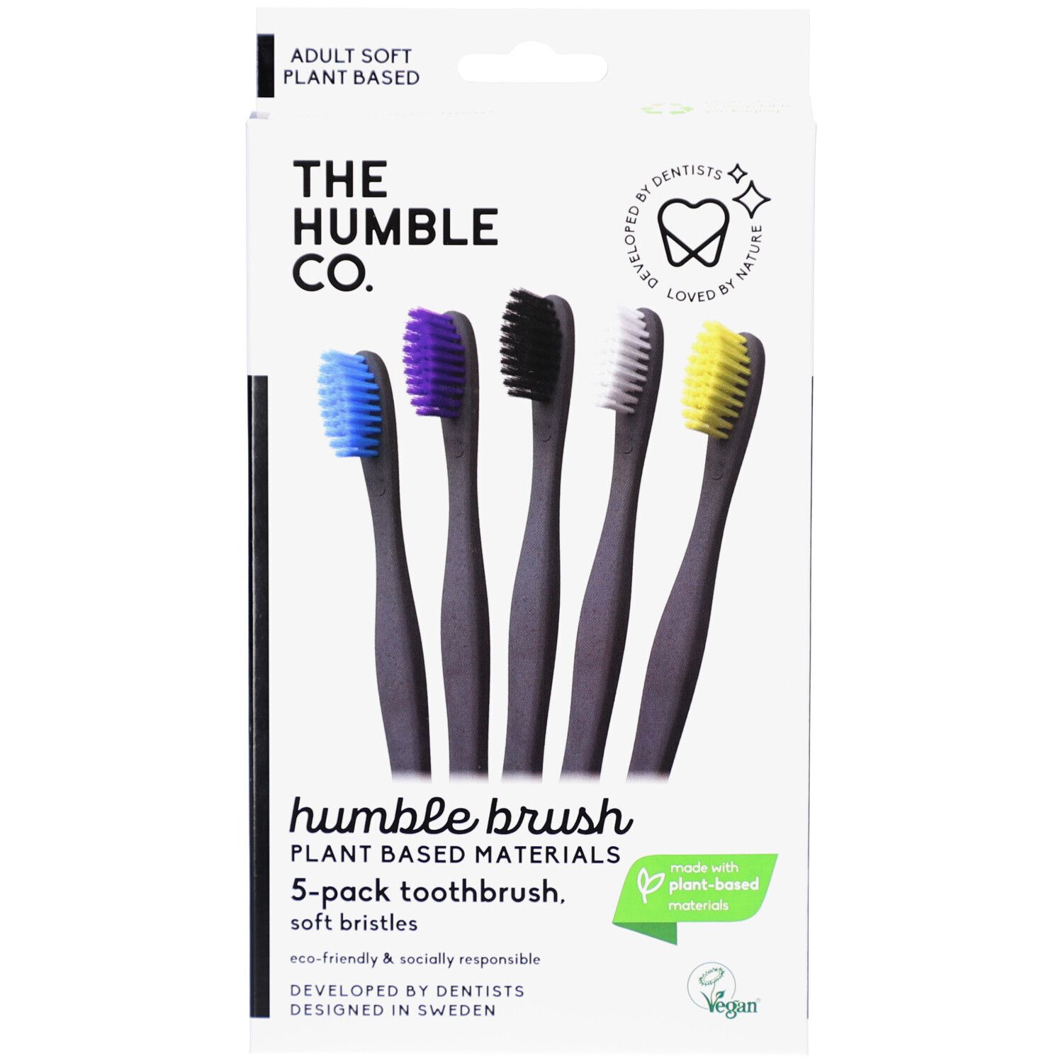 Bden Humble Brush VEG Famille X5 1 St Zahnbürste