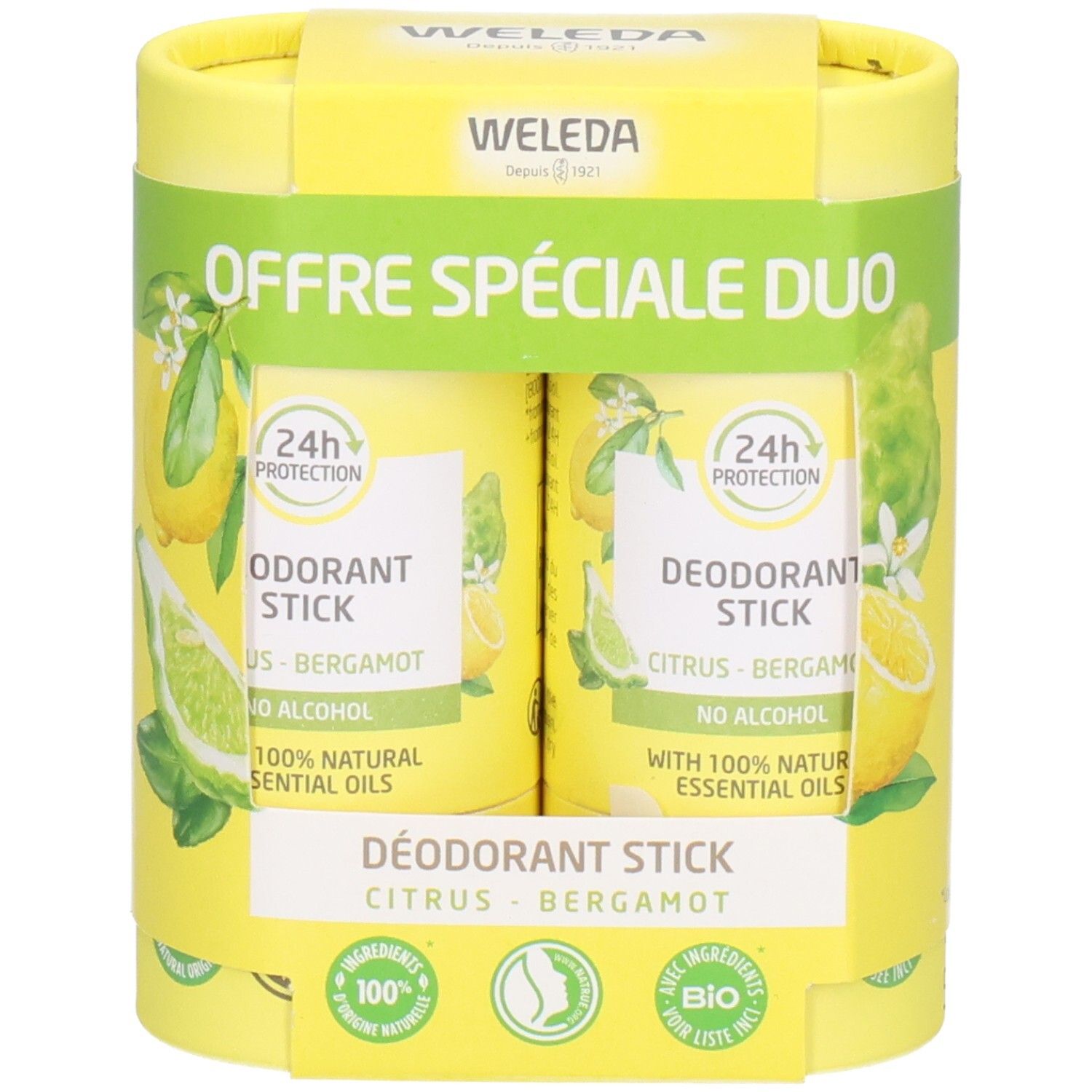 Weleda 24-Stunden-Deo-Stick Zitrus-Bergamotte