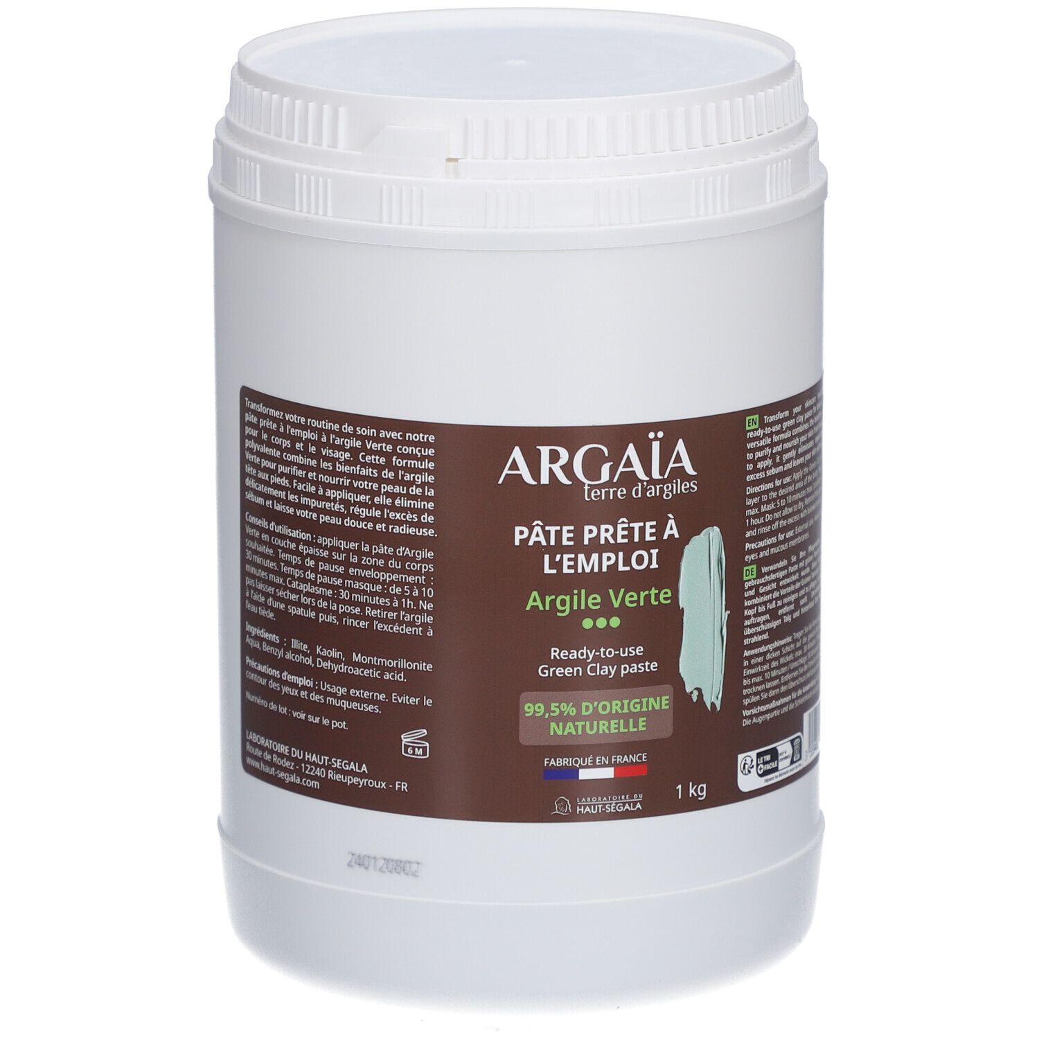 Argaia - Maske grüne Tonerde
