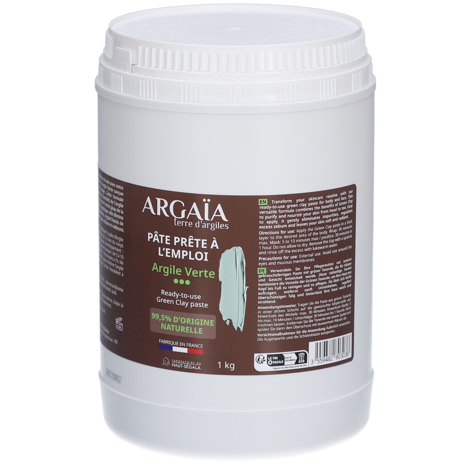 Argaia - Maske grüne Tonerde