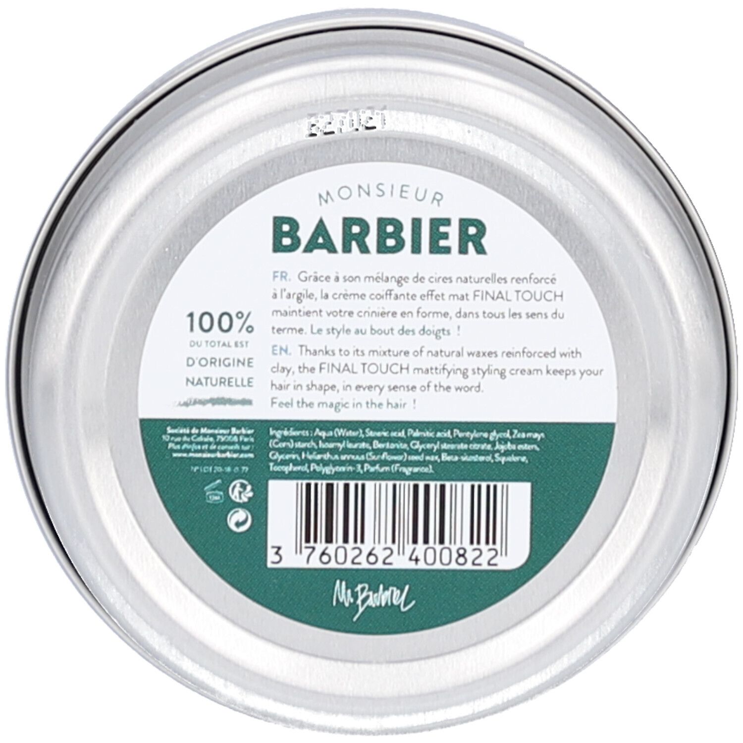 Monsieur BARBIER - Stylingcreme für Bart und Haare