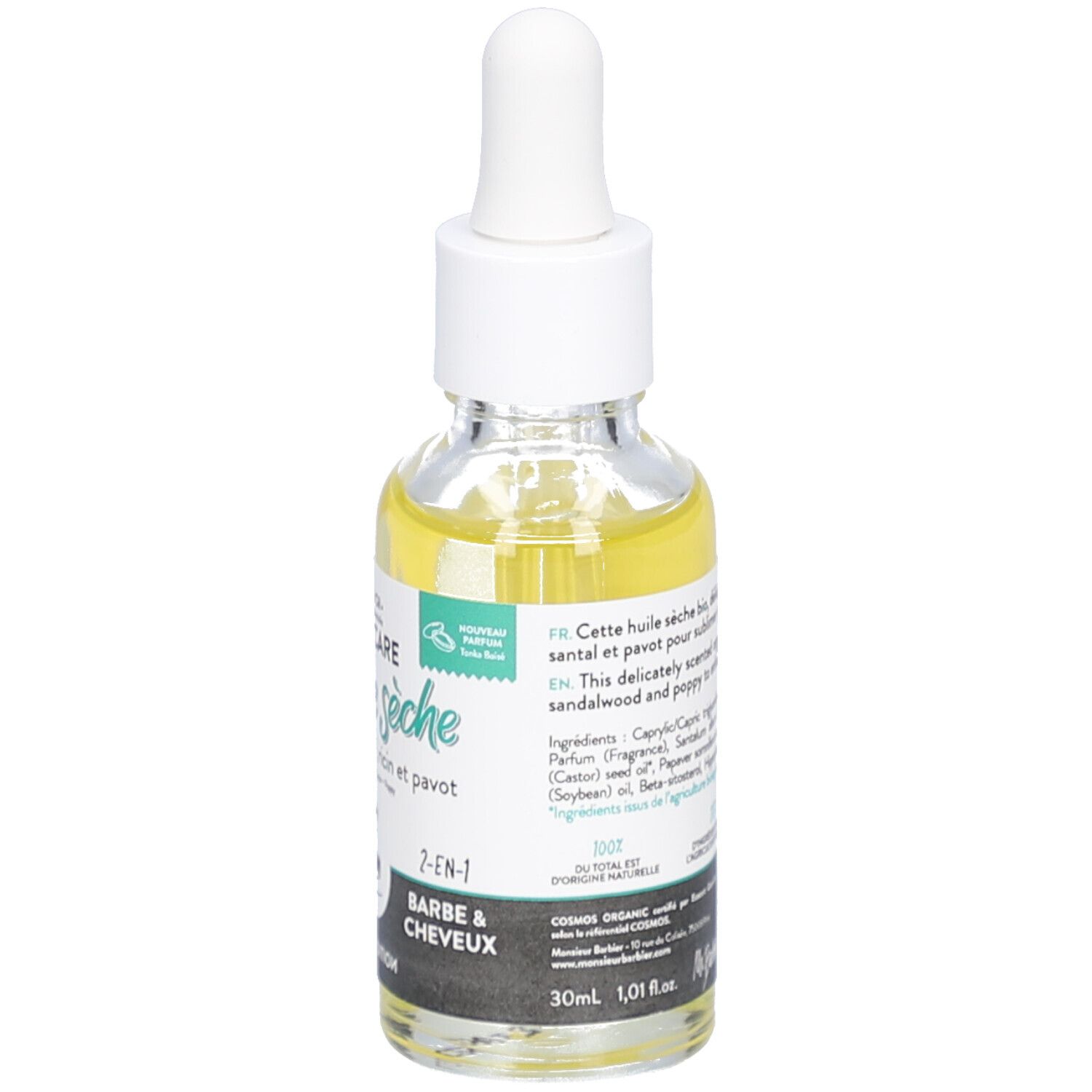 Monsieur BARBIER – Bio-Trockenöl für Bart und Haare