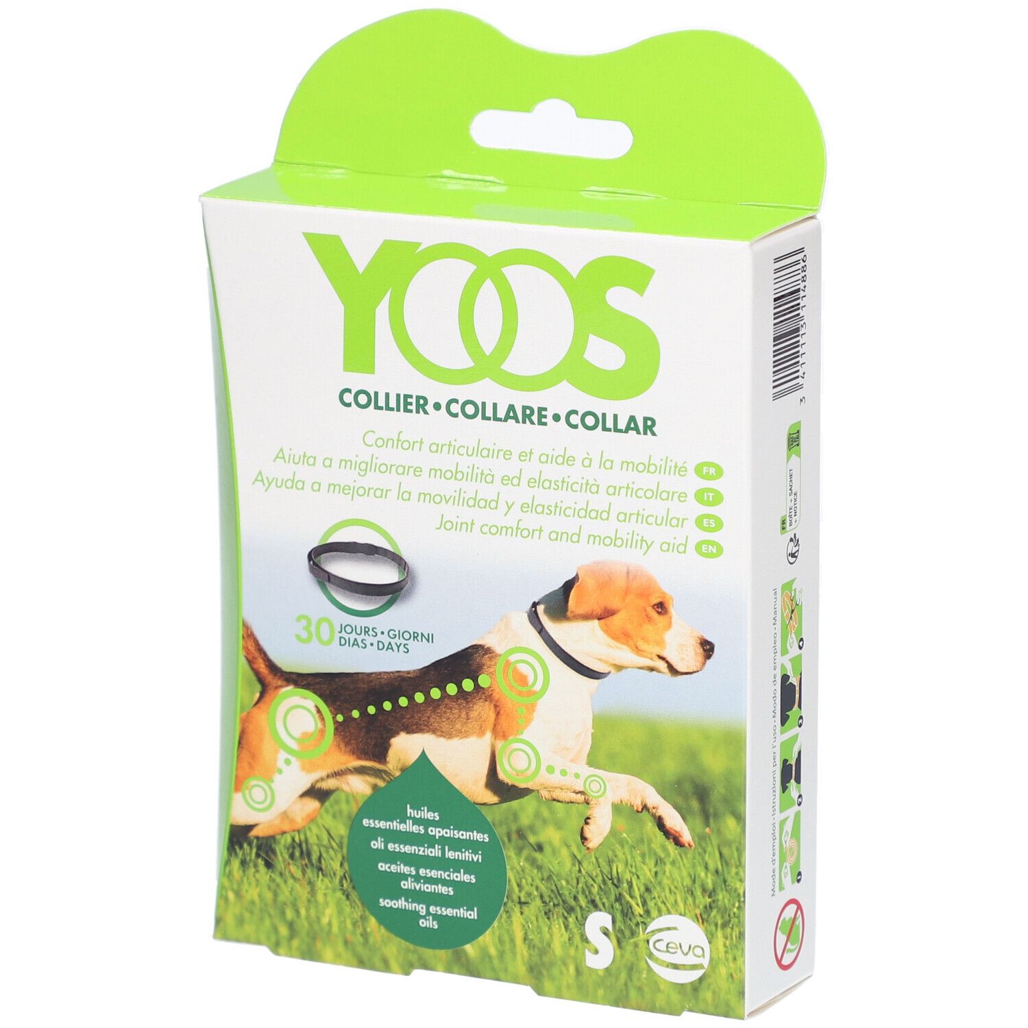 Ceva® Yoos Halsband Größe S – Gelenkkomfort für kleine Hunde