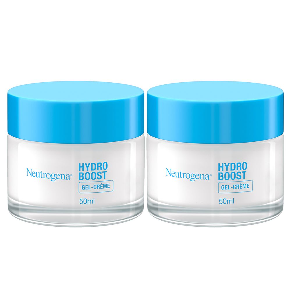 Neutrogena Hydro Boost Feuchtigkeitsspendende Gesichtscreme Gel-Creme (Packung mit 2 x 50 ml)