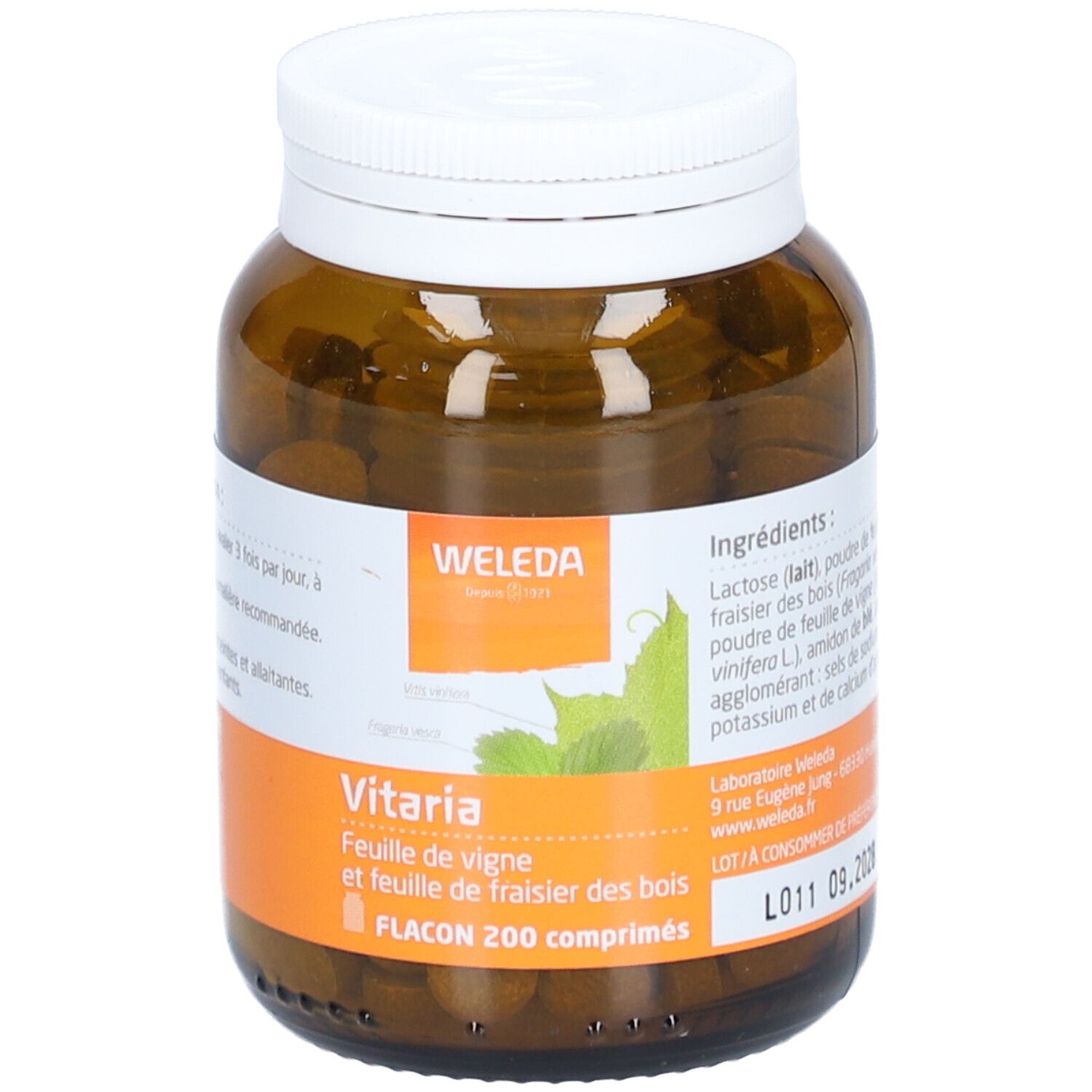 Weleda Vitaria Kreislaufergänzung Bio-Blätter Weinrebe und Erdbeere