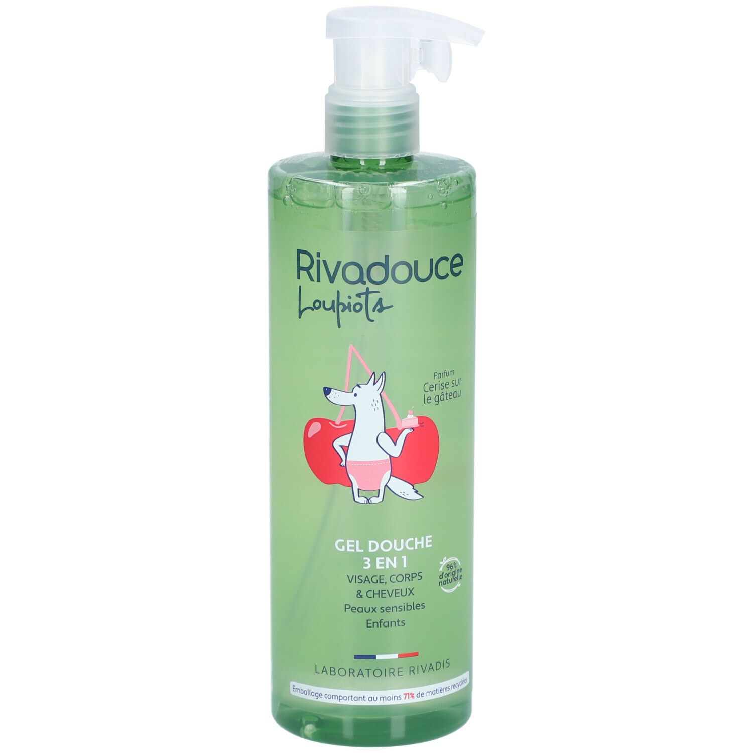 Rivadouce Gel Douche 3-En-1 Cerise