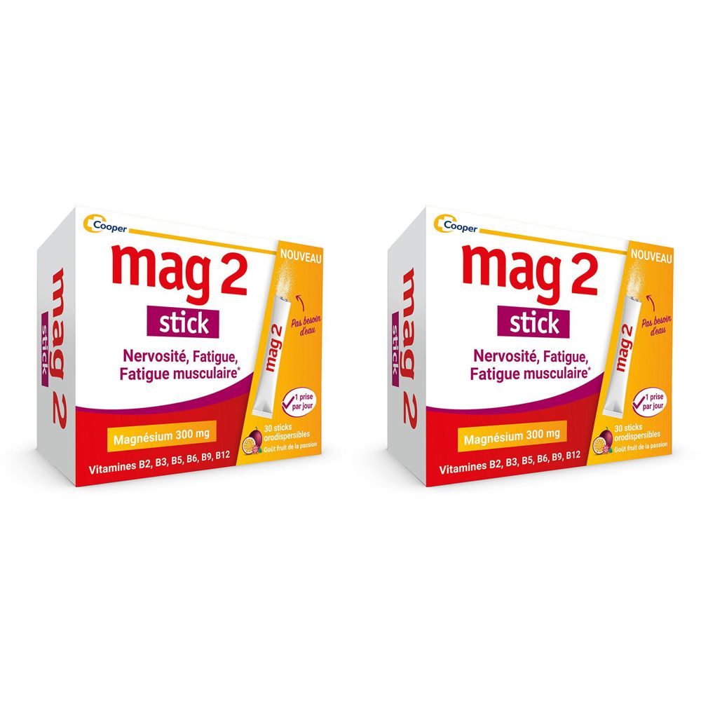 Mag 2 Stick Nervosität, Müdigkeit, Muskelermüdung orodispersibles Pulver