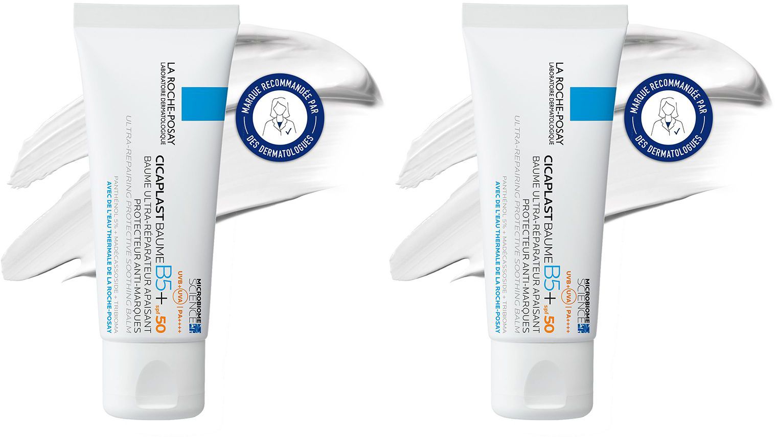 Cicaplast Baume B5+ spf50 Baume ultra-réparateur apaisant anti-marques