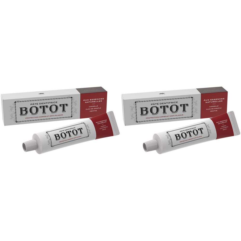 Botot Dentifrice Cannelle - Clou de Girofle - Menthe