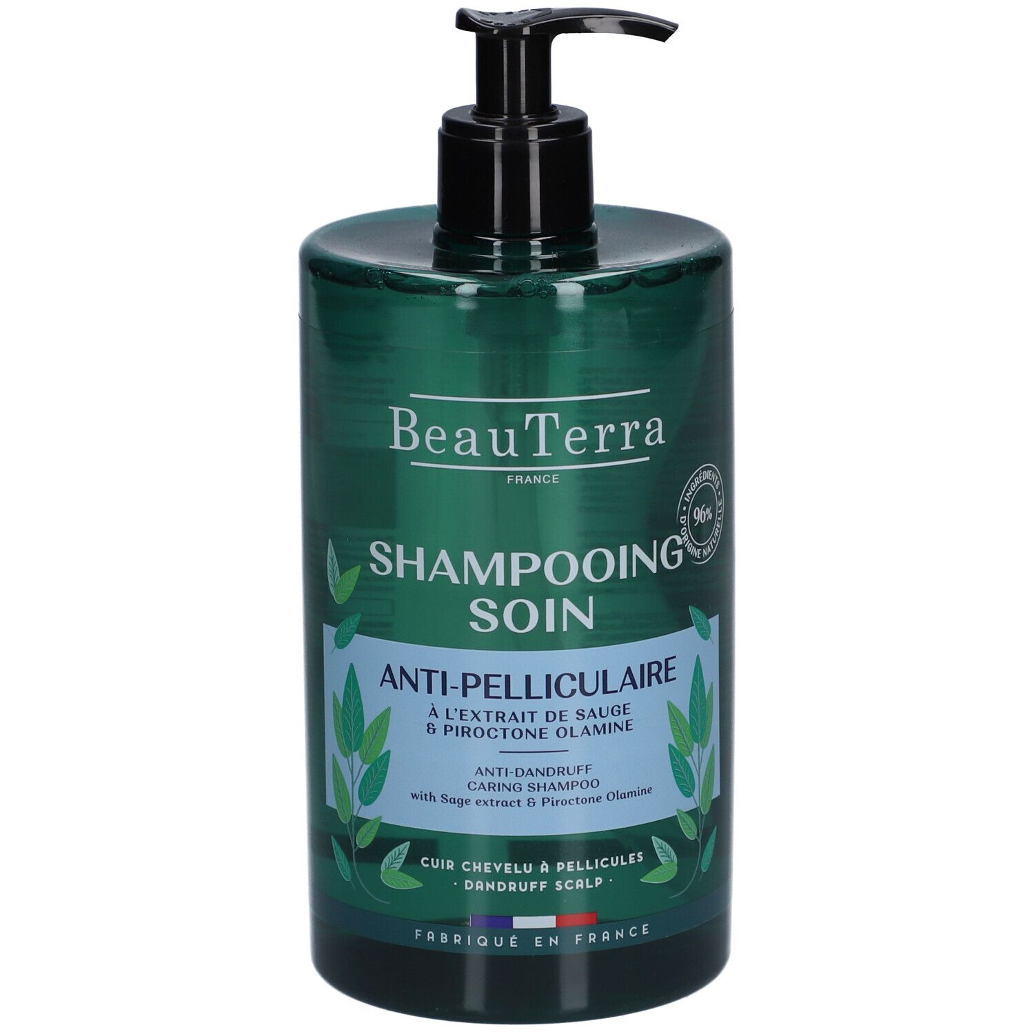 BeauTerra Shampooing antipelliculaire pour cuir chevelu sensible