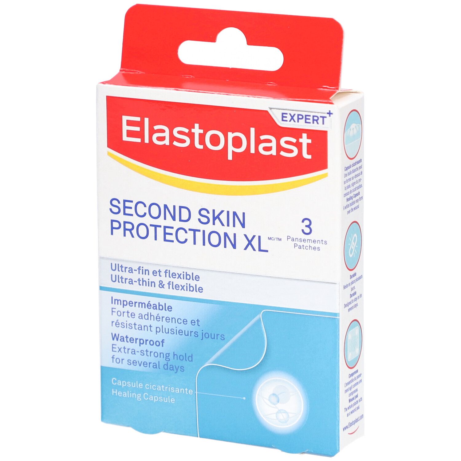 Elastoplast Second Skin Protection XL 3 pansements