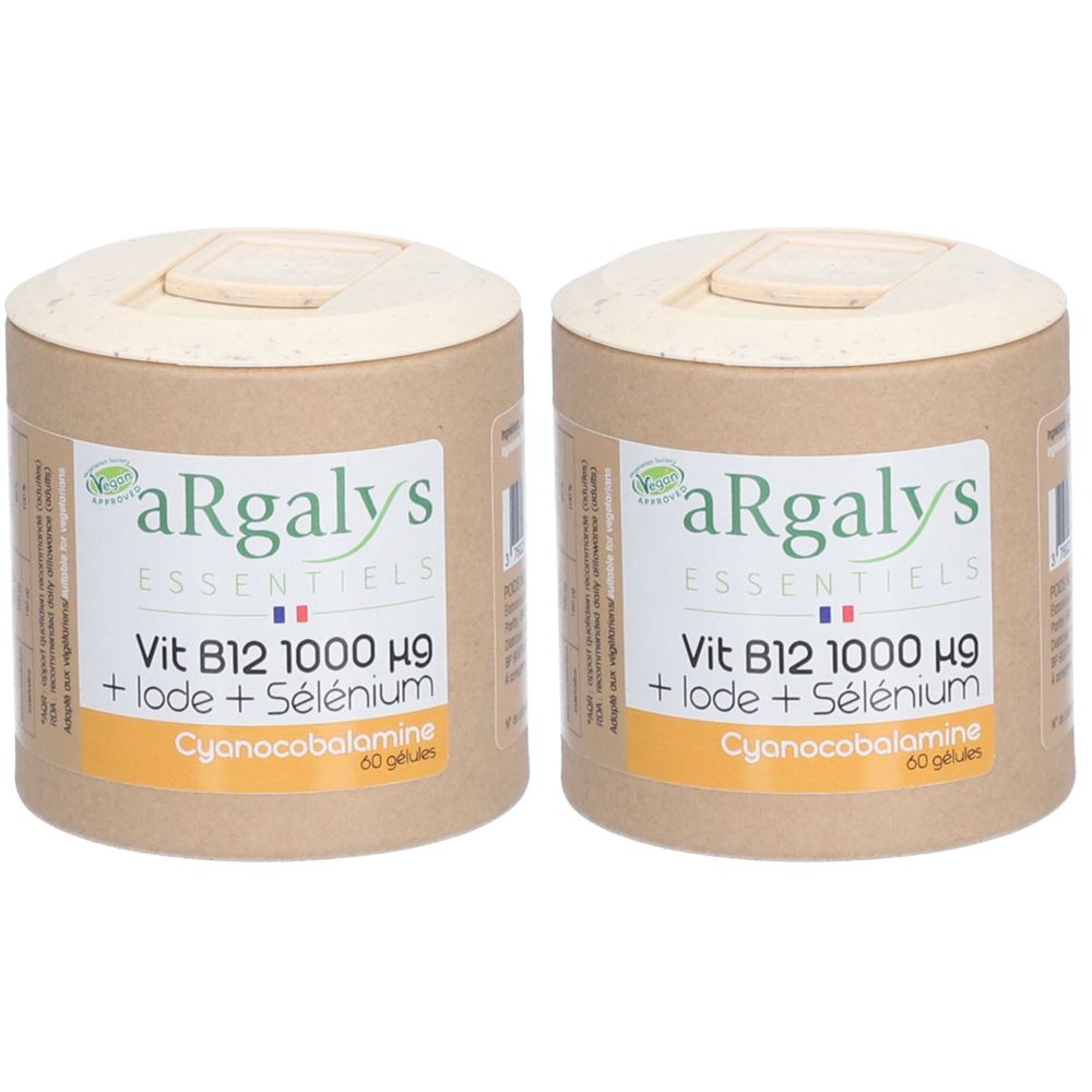Argalys Essentials Vitamin B12 1000µg + Jod + Selen
