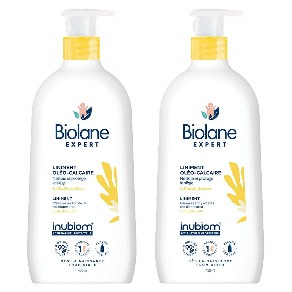 Biolane Expert - Liniment Oléo-Calcaire - Peaux Sensibles - 500ml