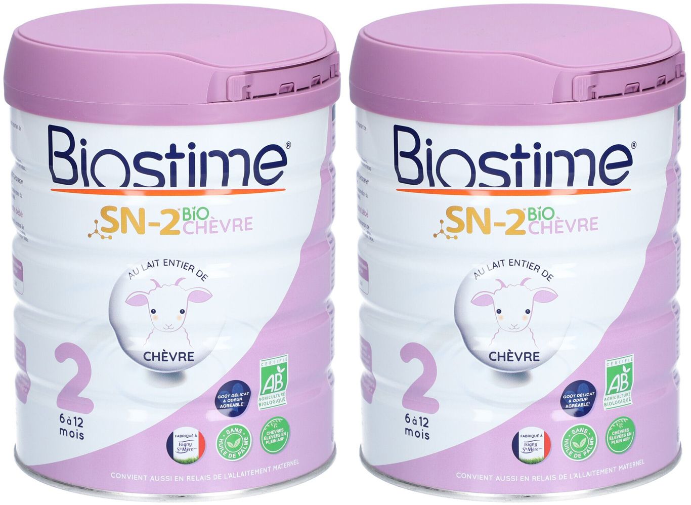 Biostime® Sn-2 Bio Lait de chèvre 2ème âge 6 à 12 mois