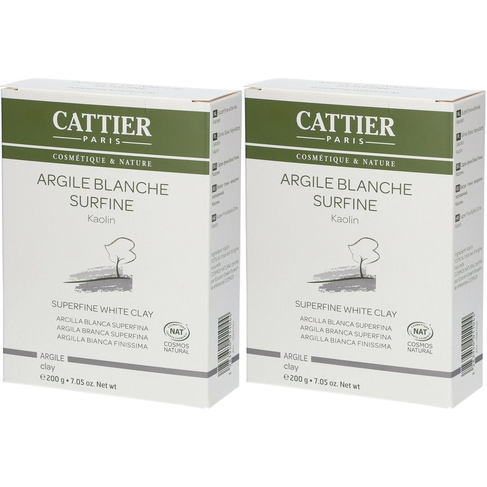 CATTIER Argile Blanche Surfine
