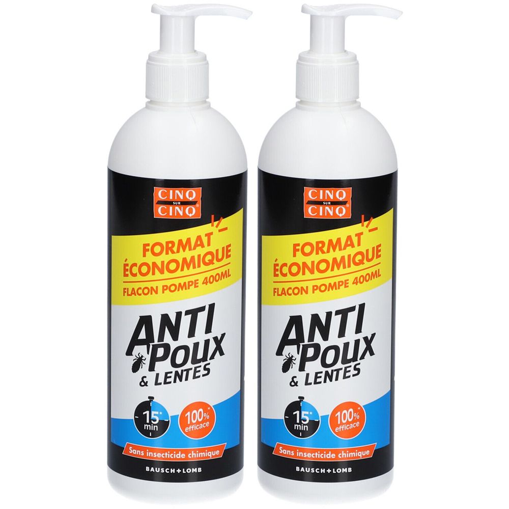Cinq sur Cinq® Shampoing Gel Anti-Poux et Lentes