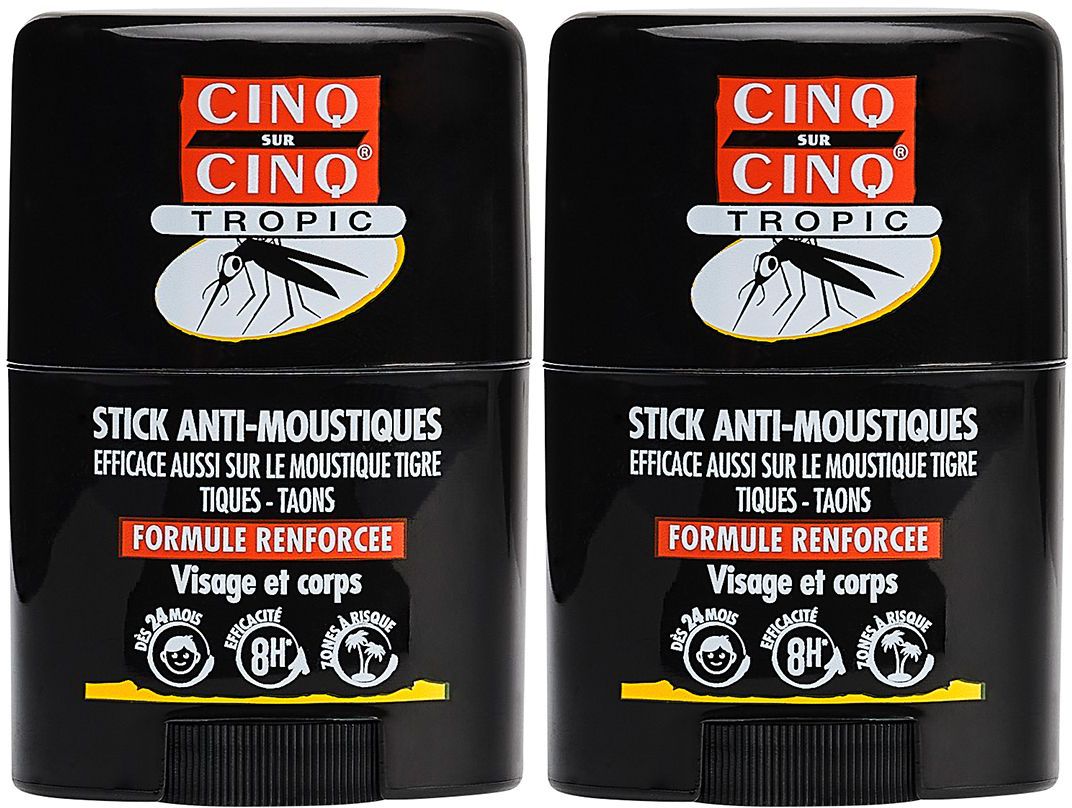 Cinq SUR Cinq Stick Tropic Anti-Moustiques 20ml