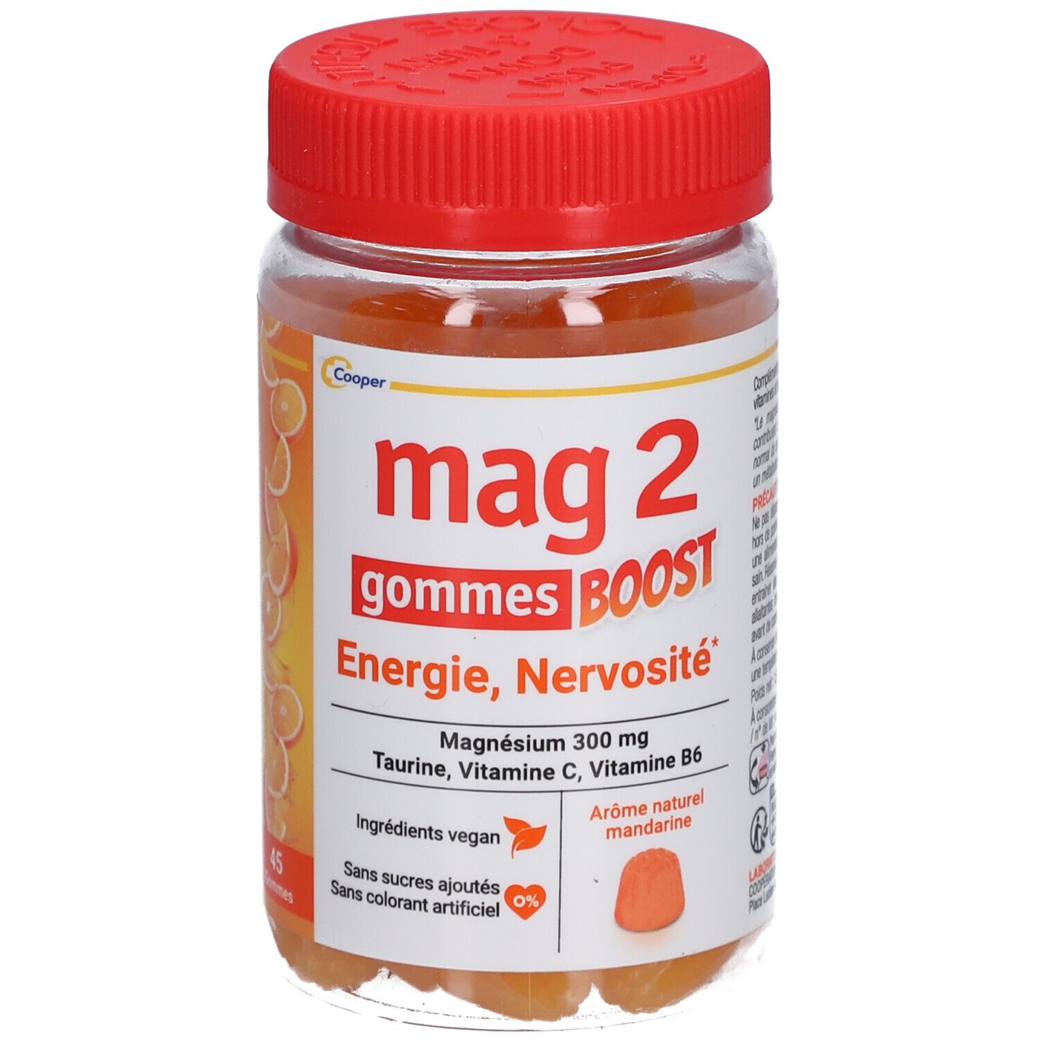Cooper Mag 2 Gommes Boost - Energie, Nervosité